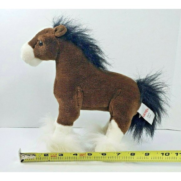 Gund Dale Clydesdale Horse Plush 11" Stuffed - Picture 9 of 11